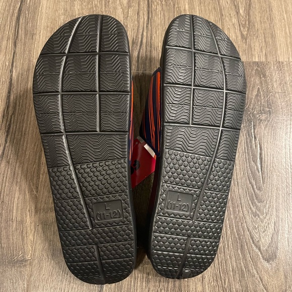 FOCO NCAA College Team Logo Shower Sport Legacy Slide Flip Flop Sandals AUBURN - Picture 6 of 6